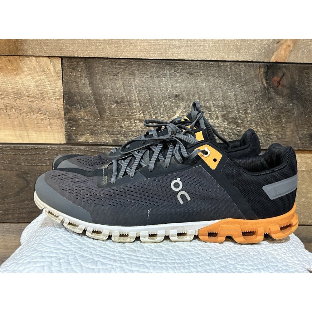 On Running Cloud X Grey Orange Men's 12 Running Training Shoes